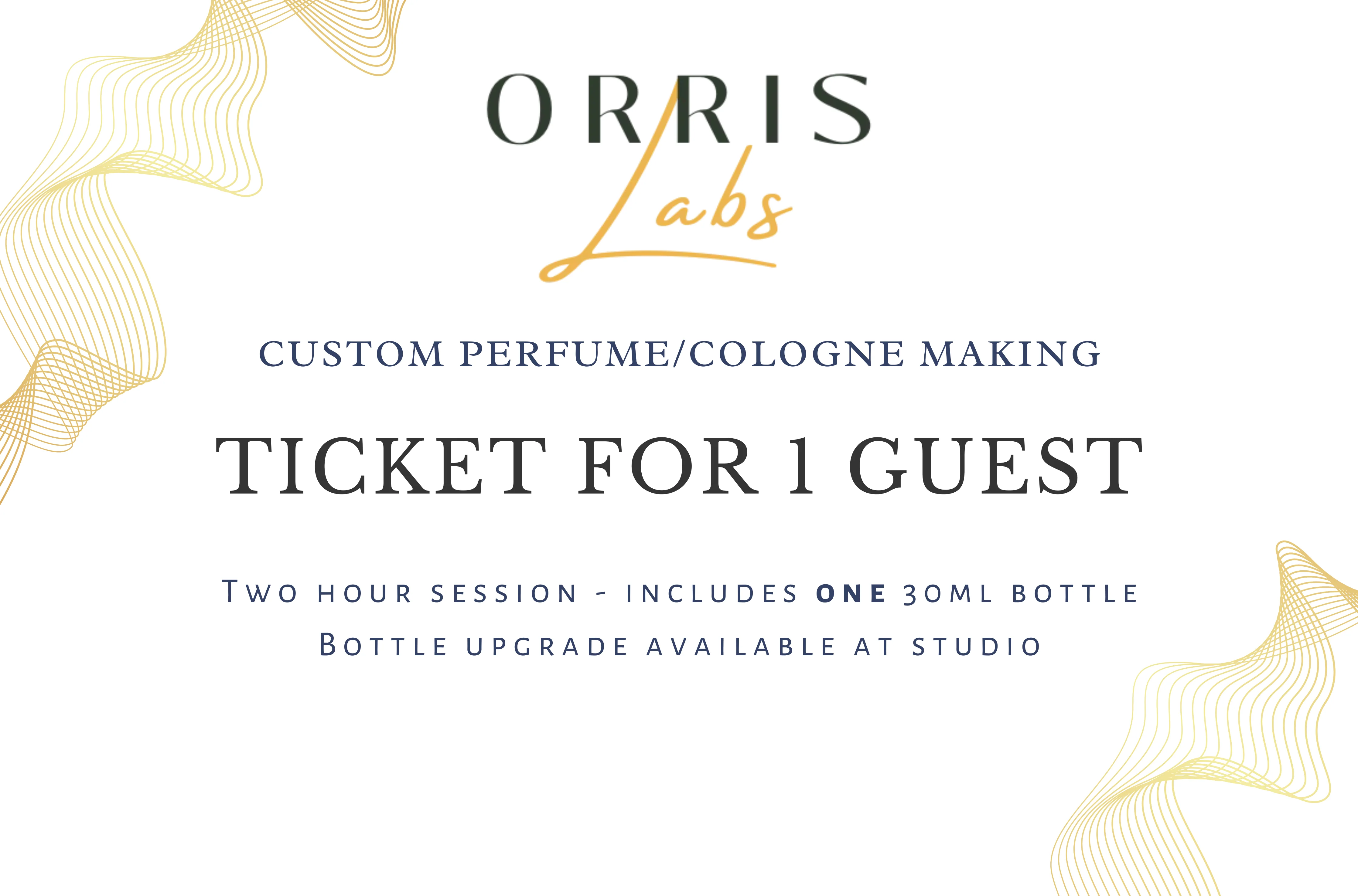 Orris Labs Toronto Studio Custom Perfume/Cologne Workshop for May 2026